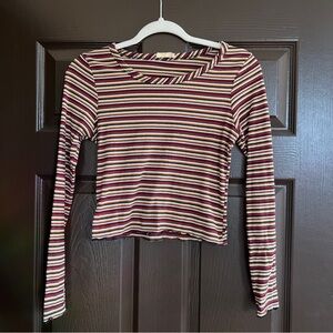 Olivia Rae Multicolor Striped Long Sleeve Top